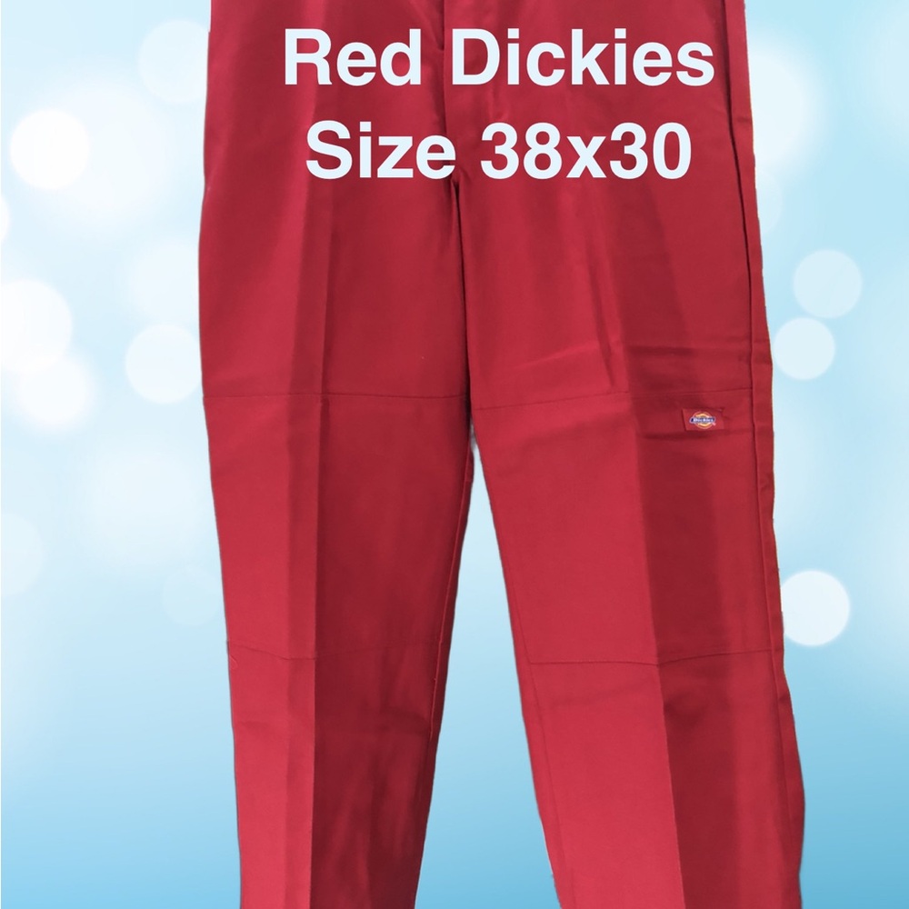 Dickies Bold Red Trousers